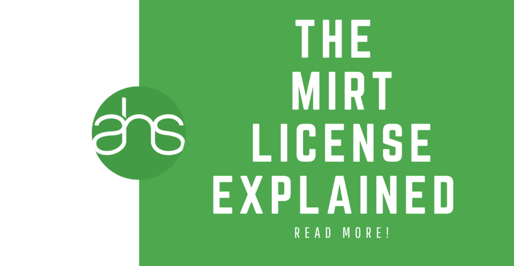 The MIRT License Explained Banner