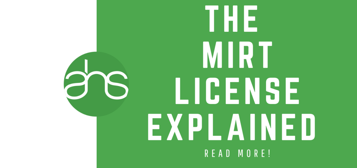 The MIRT License Explained Banner